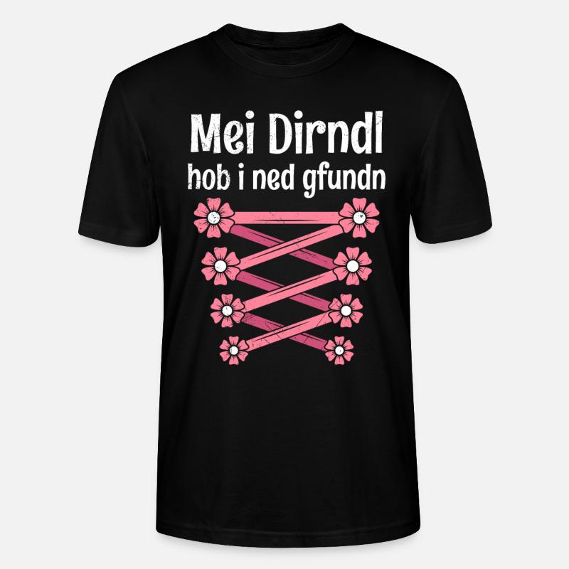 Dirndl introuvable Dirndl de remplacement - T-shirt bio CRAFTER Stanley Stella Unisexe - noir