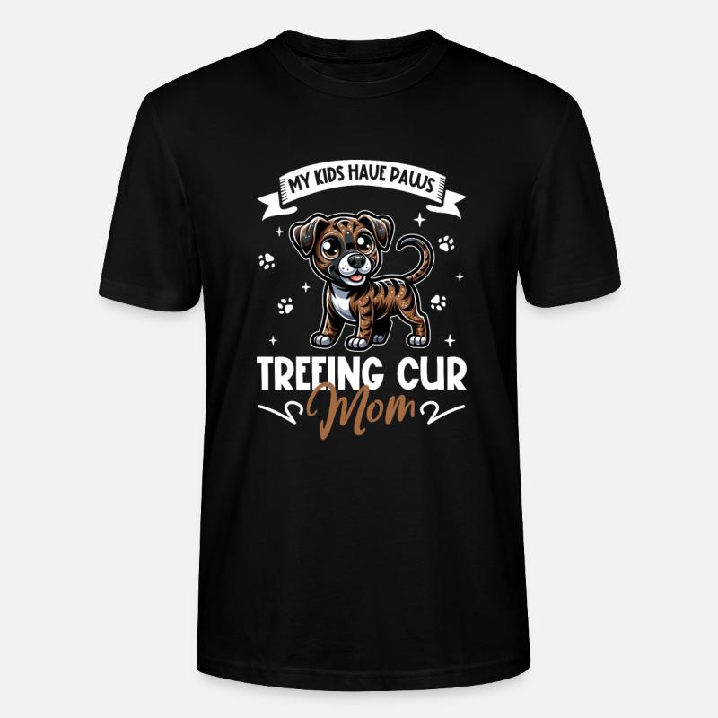 Treeing Cur Mama - Stanley/Stella Unisex Bio-T-Shirt CRAFTER - Schwarz