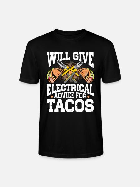 Electrician - Stanley/Stella CRAFTER Unisex Organic T-Shirt - black