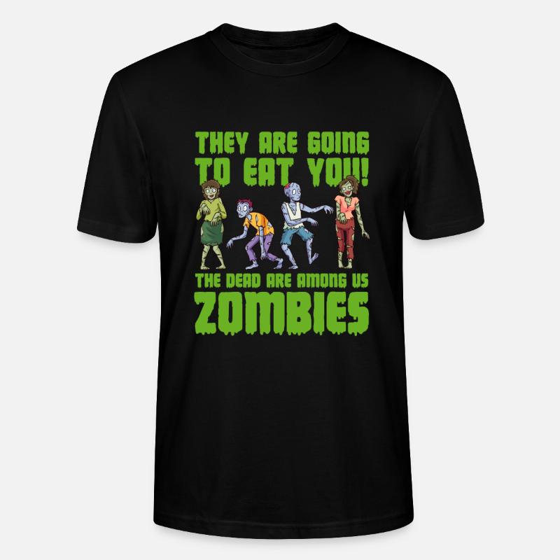 Zombie Zombie-Jäger Zombieapokalypse Geschenk - Stanley/Stella Unisex Bio-T-Shirt CRAFTER - Schwarz