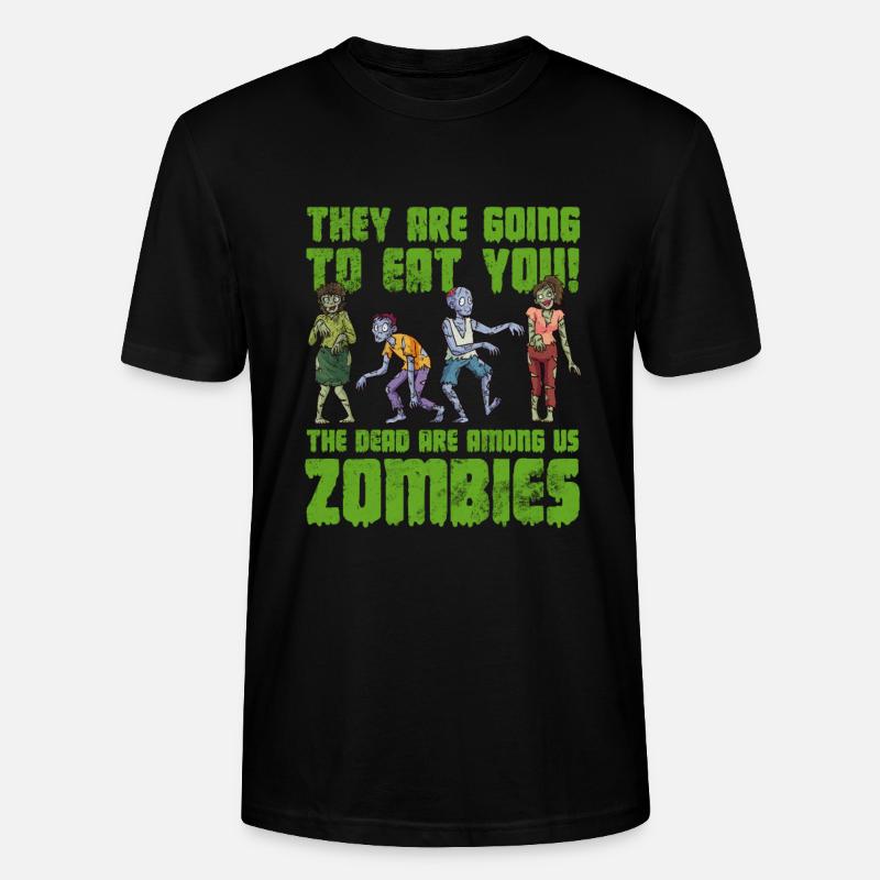 Zombie - Stanley/Stella Unisex Bio-T-Shirt CRAFTER - Schwarz