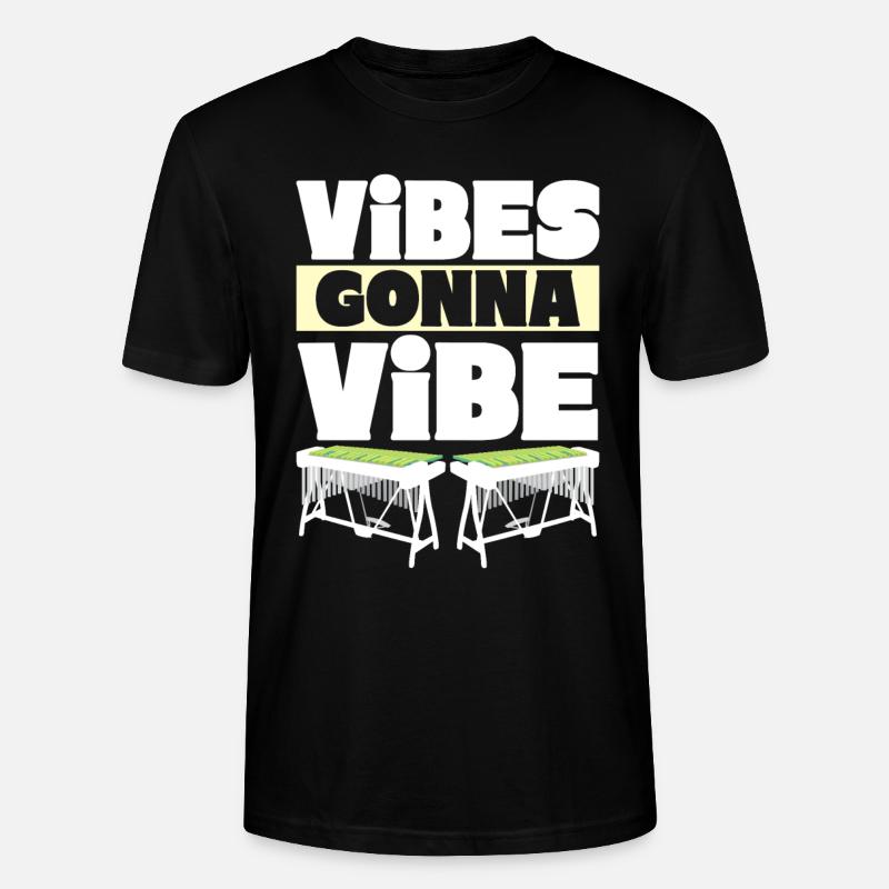Vibraphon, vibraphonist - Stanley/Stella CRAFTER Unisex Organic T-Shirt - black