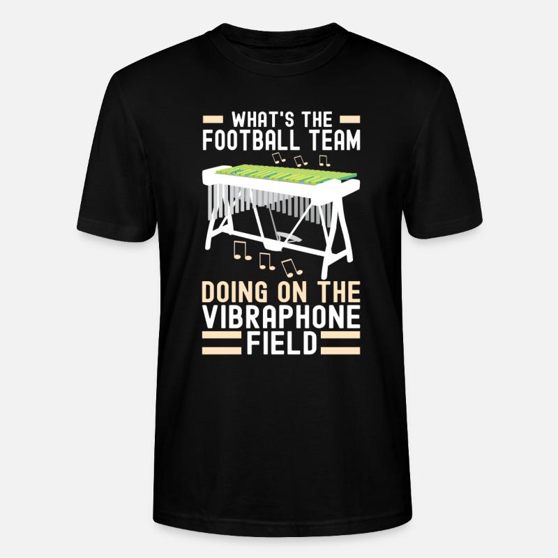 Vibraphon, vibraphonist - Stanley/Stella CRAFTER Unisex Organic T-Shirt - black
