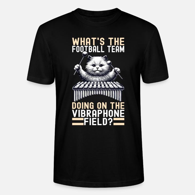 Vibraphon, vibraphonist - Stanley/Stella CRAFTER Unisex Organic T-Shirt - black