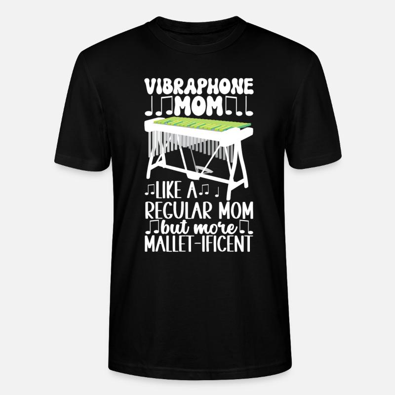 Vibraphon, vibraphonist - Stanley/Stella CRAFTER Unisex Organic T-Shirt - black