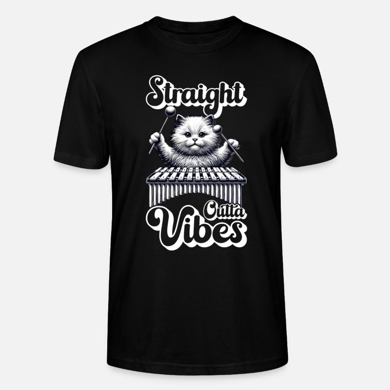 Vibraphon, vibraphonist - Stanley/Stella CRAFTER Unisex Organic T-Shirt - black