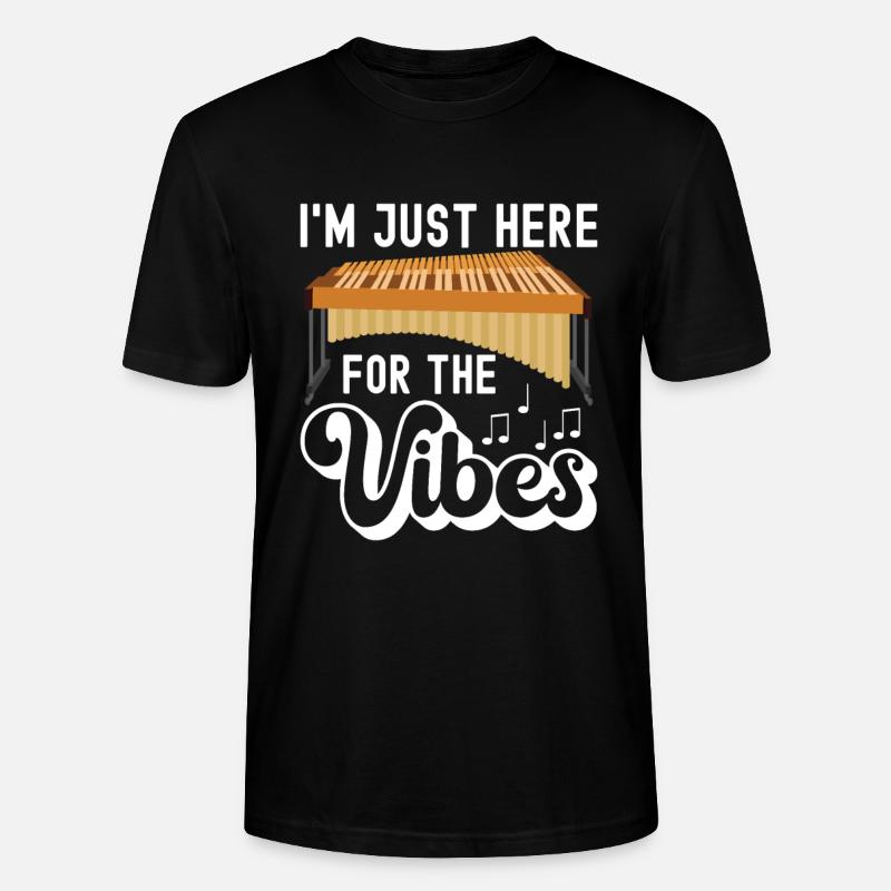 Vibraphon, vibraphonist - Stanley/Stella CRAFTER Unisex Organic T-Shirt - black