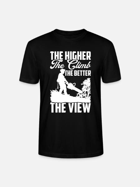 Arborist Baumpfleger Baumkletterer Baumklettern - Stanley/Stella Unisex Bio-T-Shirt CRAFTER - Schwarz