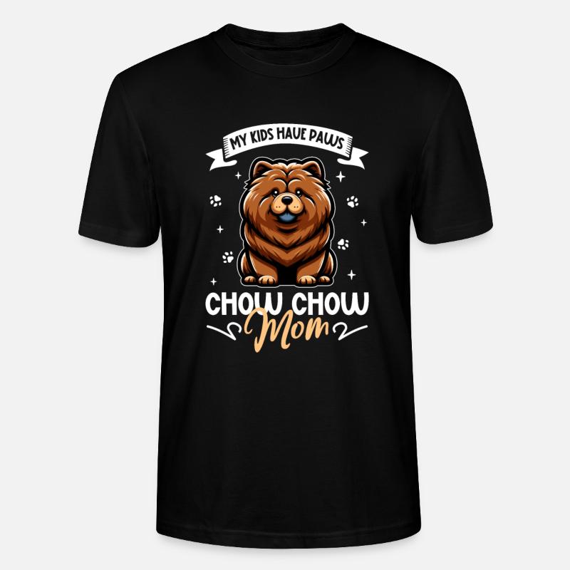 Chow Chow Mama - Stanley/Stella Unisex Bio-T-Shirt CRAFTER - Schwarz