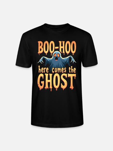 Halloween Ghost Ghost - Stanley/Stella CRAFTER Unisex Organic T-Shirt - black