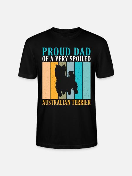 Cadeaux pour terrier australien - T-shirt bio CRAFTER Stanley Stella Unisexe - noir