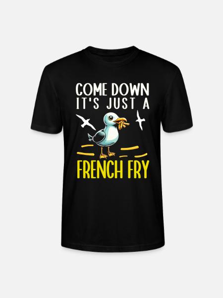 Seagull Seabird - Stanley/Stella Unisex Bio-T-Shirt CRAFTER - Schwarz