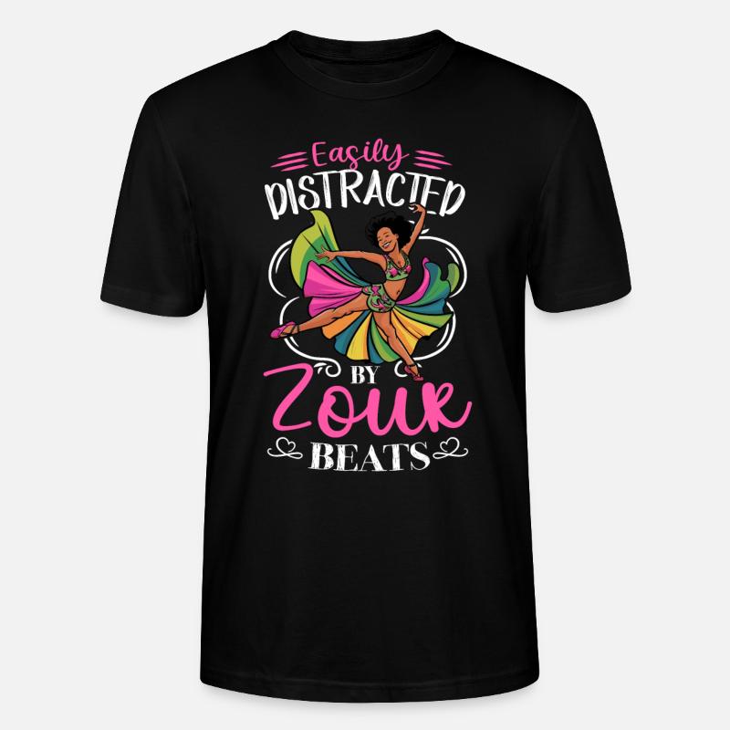 Witziger Zouk Tänzer Spruch - Stanley/Stella Unisex Bio-T-Shirt CRAFTER - Schwarz