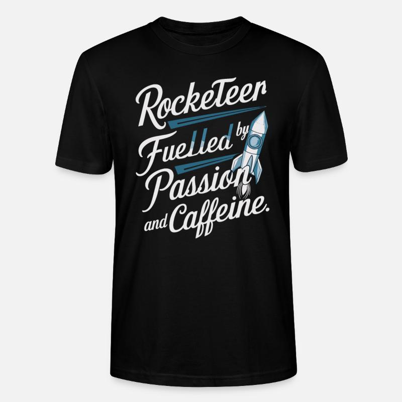 Modell-Rakete - Stanley/Stella Unisex Bio-T-Shirt CRAFTER - Schwarz