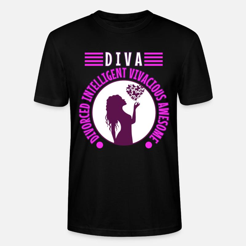 Divorce Diva - Stanley/Stella Unisex Bio-T-Shirt CRAFTER - Schwarz