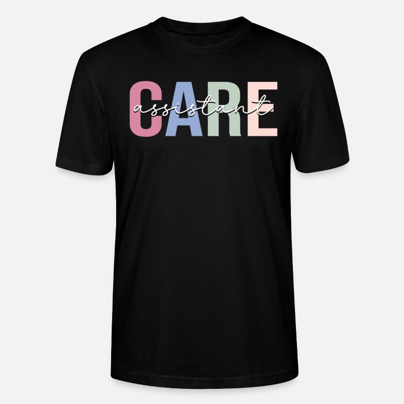 Pflegeassistentin Patientenpflegeassistentin PCA K - Stanley/Stella Unisex Bio-T-Shirt CRAFTER - Schwarz