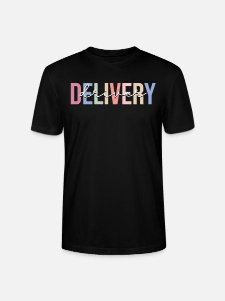 Delivery Driver Courier - Stanley/Stella CRAFTER Unisex Organic T-Shirt - black