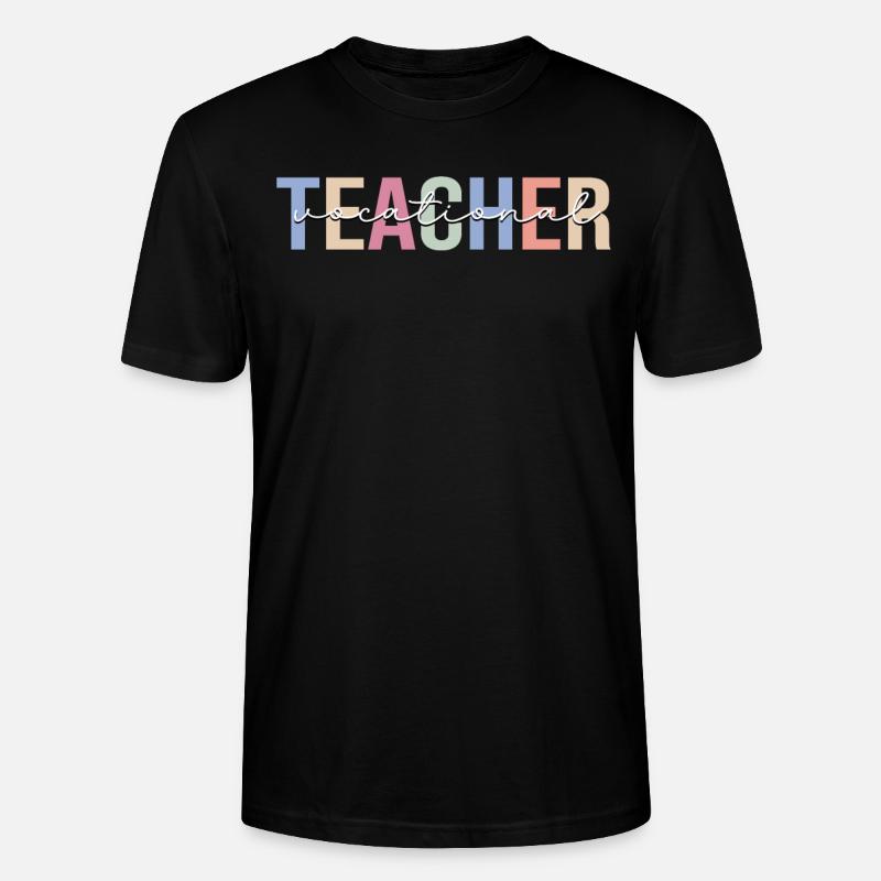 Berufsschullehrer Lehre - Stanley/Stella Unisex Bio-T-Shirt CRAFTER - Schwarz