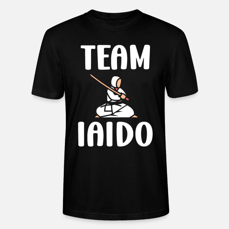 iaido - Stanley/Stella Unisex Bio-T-Shirt CRAFTER - Schwarz