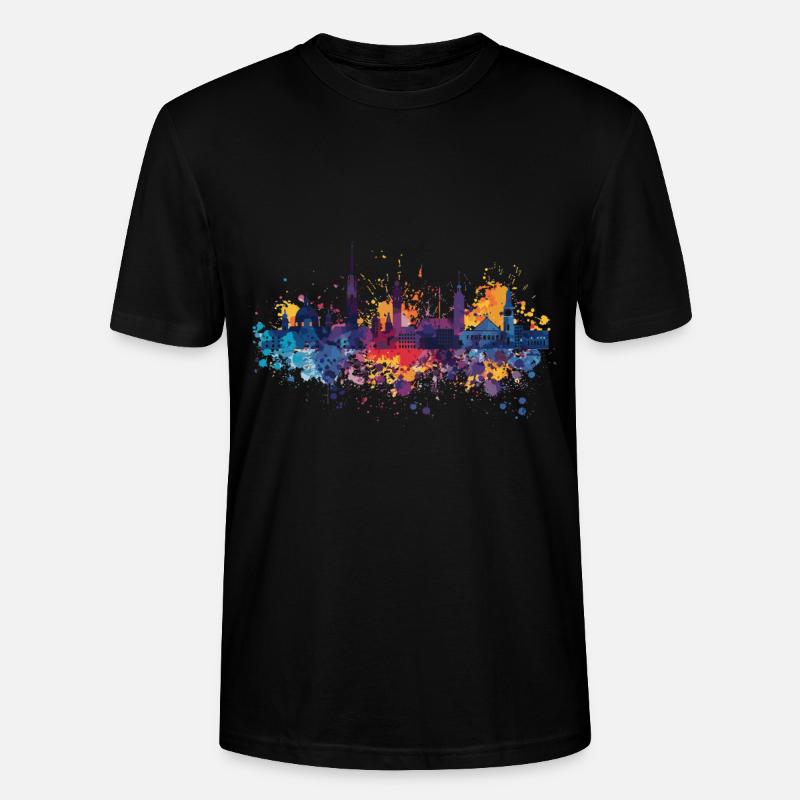 Chemnitz - Stanley/Stella Unisex Bio-T-Shirt CRAFTER - Schwarz