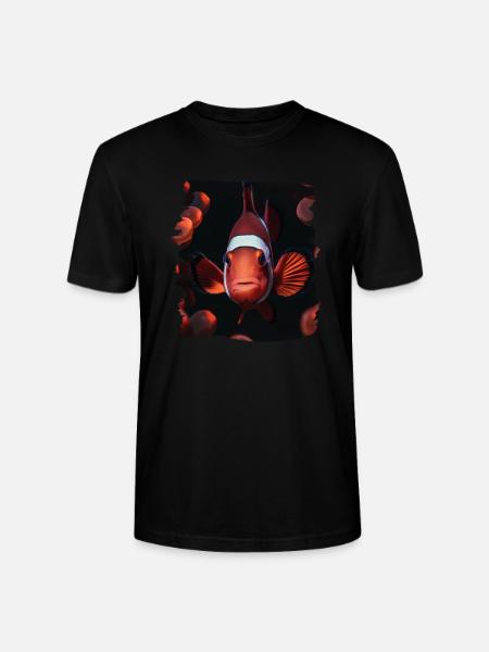 Clownfish Clownfische Clownfisch - Stanley/Stella Unisex Bio-T-Shirt CRAFTER - Schwarz