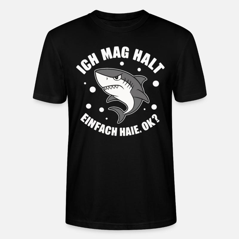 Requin Requin Requins Requin - T-shirt bio CRAFTER Stanley Stella Unisexe - noir