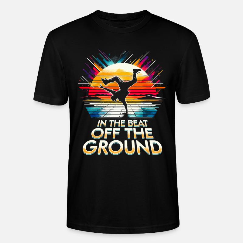 Breakdance B-boy Breakdancing - Stanley/Stella CRAFTER Unisex Organic T-Shirt - black