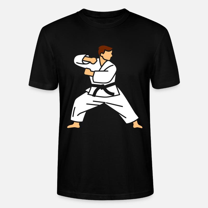 Karate - Stanley/Stella Unisex Bio-T-Shirt CRAFTER - Schwarz