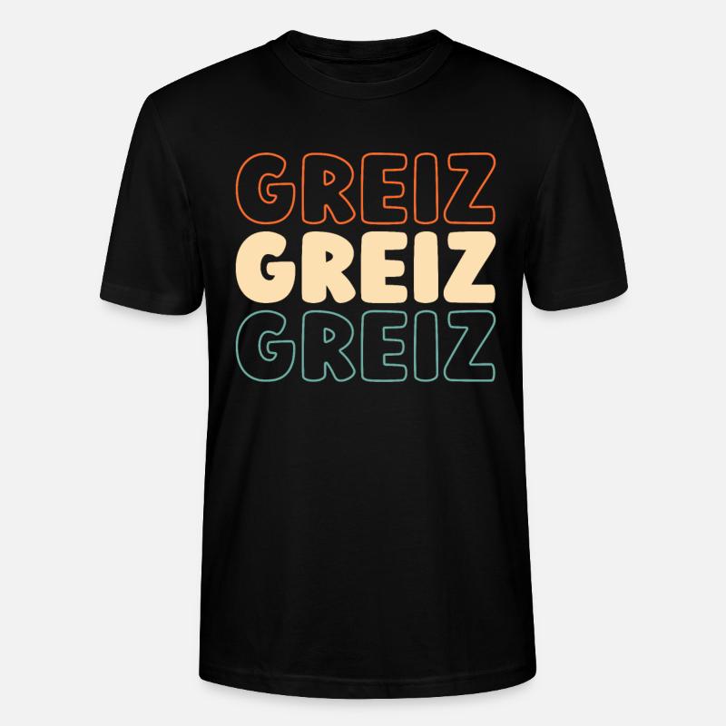 Ville allemande de Greiz, Thuringe - T-shirt bio CRAFTER Stanley Stella Unisexe - noir