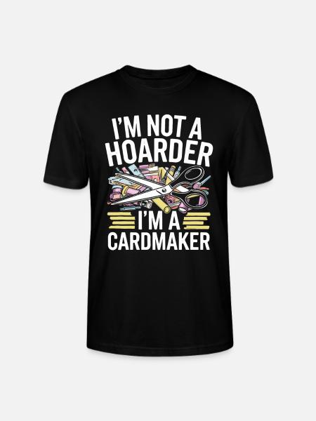 Cardmaker Scrapbooking-kartenherstellungssets Für - Stanley/Stella Unisex Bio-T-Shirt CRAFTER - Schwarz