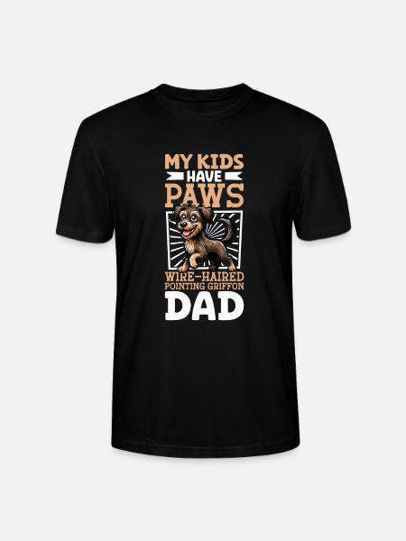 Cesky fousek Papa - T-shirt bio CRAFTER Stanley Stella Unisexe - noir