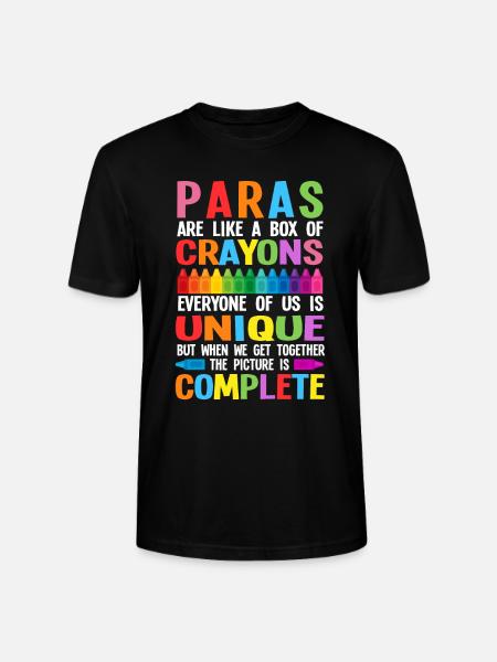 Paraprofessional Para Paraeducator - Stanley/Stella Unisex Bio-T-Shirt CRAFTER - Schwarz