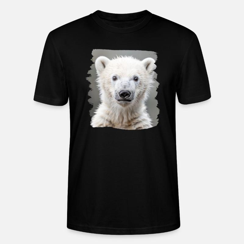 Polar Bear Eisbären Eisbär - Stanley/Stella Unisex Bio-T-Shirt CRAFTER - Schwarz