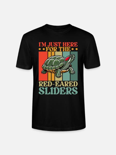 Turtle Red-eared Turtle - Stanley/Stella CRAFTER Unisex Organic T-Shirt - black
