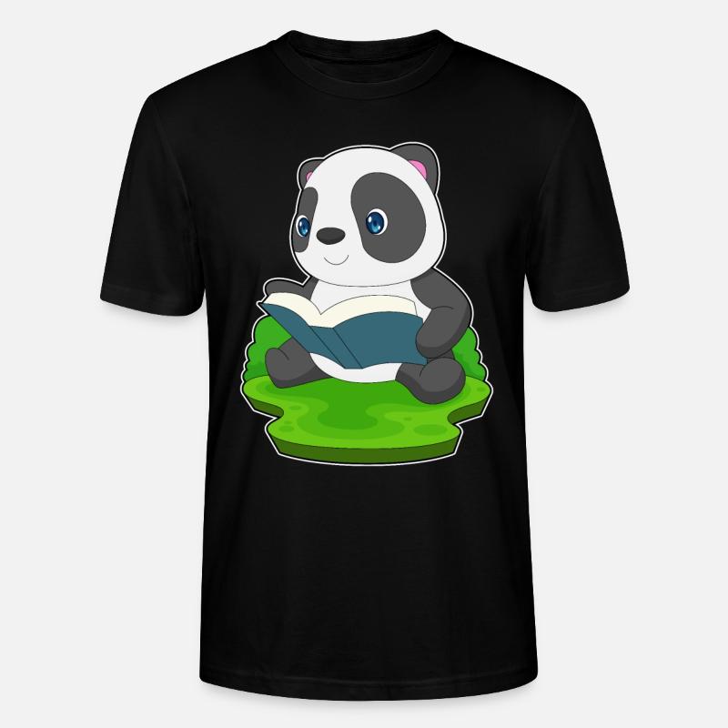 Panda Buch - Stanley/Stella Unisex Bio-T-Shirt CRAFTER - Schwarz