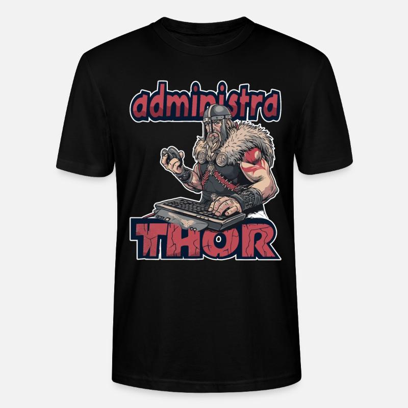 Viking Databaseadministra-thor Nerdy - Stanley/Stella CRAFTER Unisex Organic T-Shirt - black