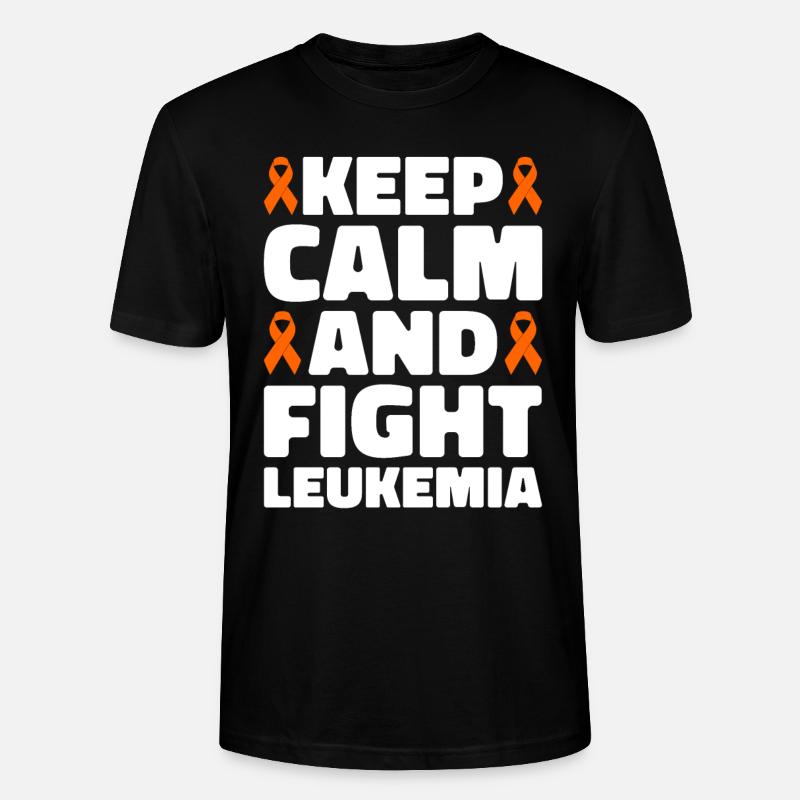 Leukämie Bewusstsein Blutkrebs Bekämpfung - Stanley/Stella Unisex Bio-T-Shirt CRAFTER - Schwarz