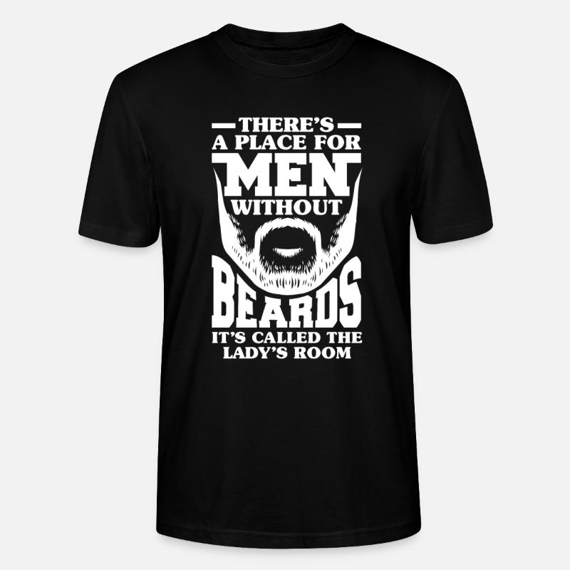 Bartpflege Bart Liebhaber Männer Bart - Stanley/Stella Unisex Bio-T-Shirt CRAFTER - Schwarz
