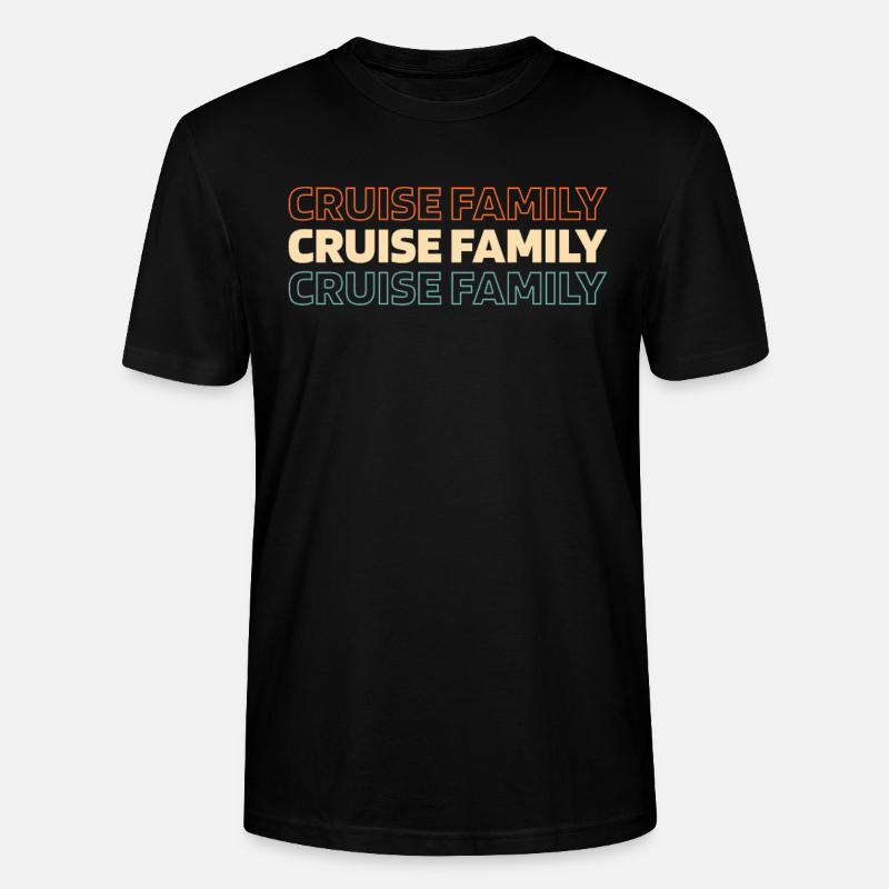Kreuzfahrt - Stanley/Stella Unisex Bio-T-Shirt CRAFTER - Schwarz
