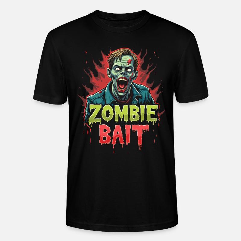 Conception de zombie d’Halloween - T-shirt bio CRAFTER Stanley Stella Unisexe - noir