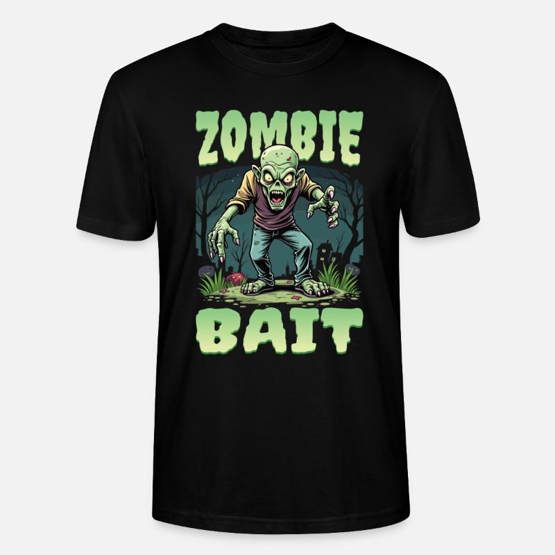 Conception de zombie d’Halloween - T-shirt bio CRAFTER Stanley Stella Unisexe - noir