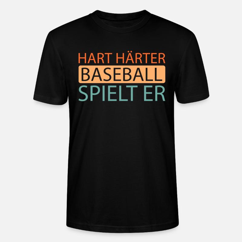 Baseball - Stanley/Stella Unisex Bio-T-Shirt CRAFTER - Schwarz