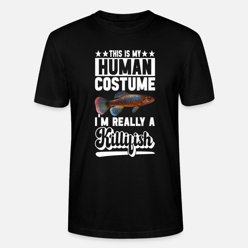 Killifish Quarium Fish - T-shirt bio CRAFTER Stanley Stella Unisexe - noir