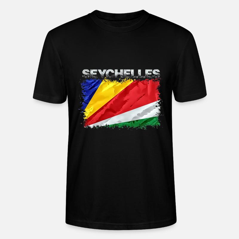 Seychellen - Stanley/Stella Unisex Bio-T-Shirt CRAFTER - Schwarz