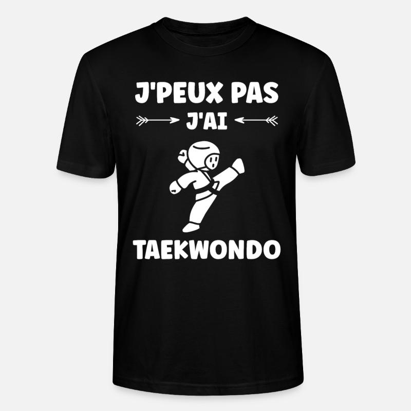 taekwondo - T-shirt bio CRAFTER Stanley Stella Unisexe - noir