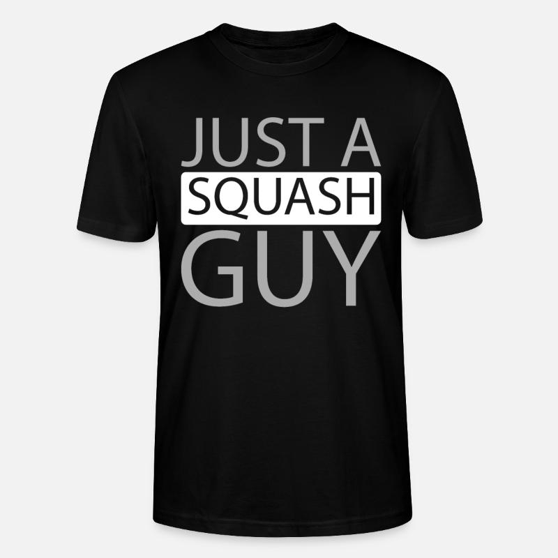 Squash Just A Squash Guy - Stanley/Stella Unisex Bio-T-Shirt CRAFTER - Schwarz