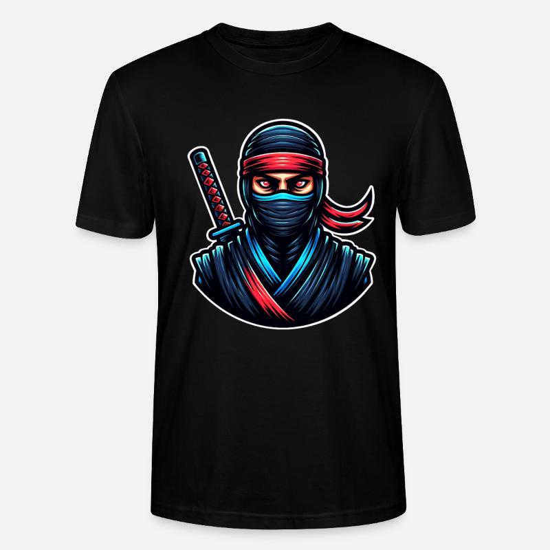 Ninja - Stanley/Stella Unisex Bio-T-Shirt CRAFTER - Schwarz