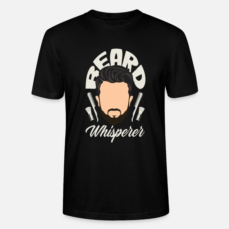 Bartpflege Bart Liebhaber Männer Bart - Stanley/Stella Unisex Bio-T-Shirt CRAFTER - Schwarz