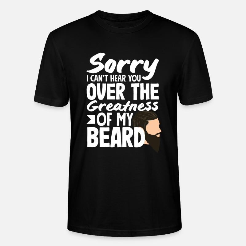 Bartpflege Bart Liebhaber Männer Bart - Stanley/Stella Unisex Bio-T-Shirt CRAFTER - Schwarz