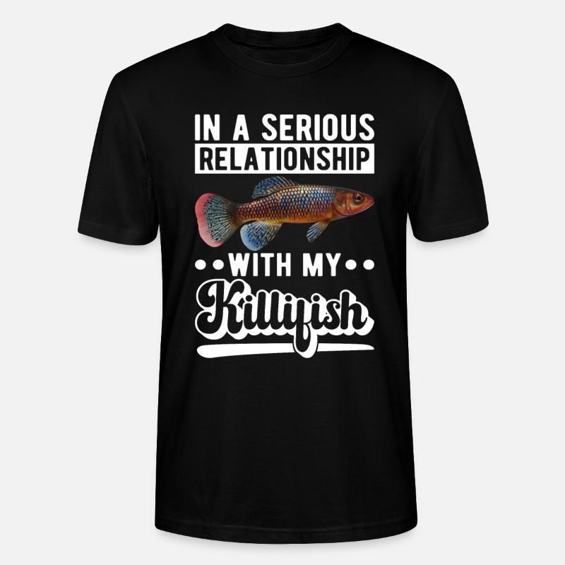Killifish Quarium Fish - T-shirt bio CRAFTER Stanley Stella Unisexe - noir